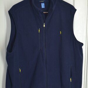 Polo Ralph Lauren Performance Fleece Vest,  2XB, 100% Cotton